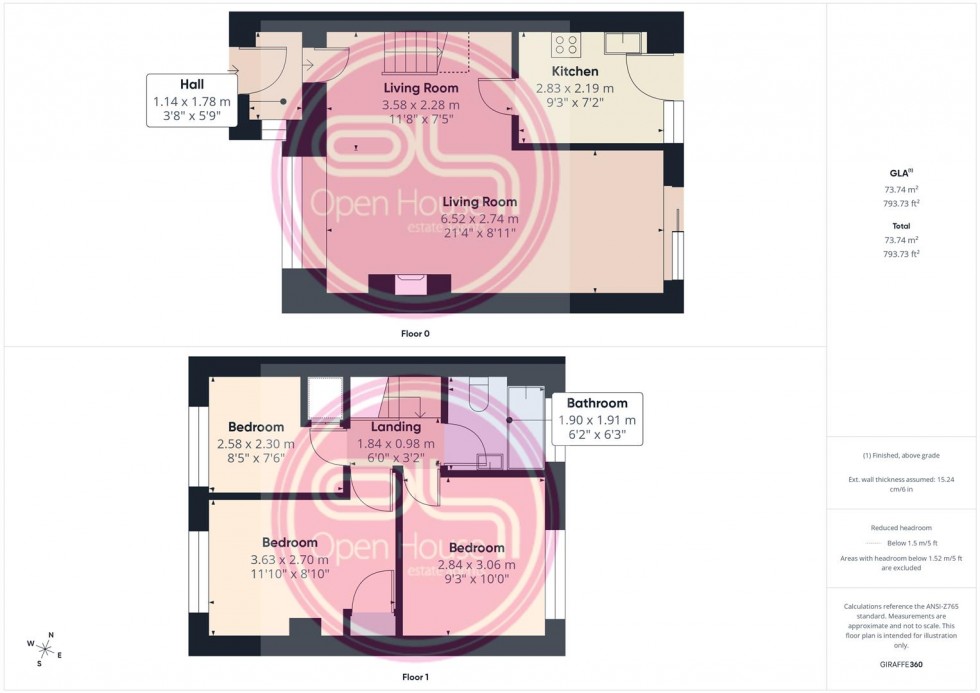 Floorplan for Chiltern Road, Swadlincote