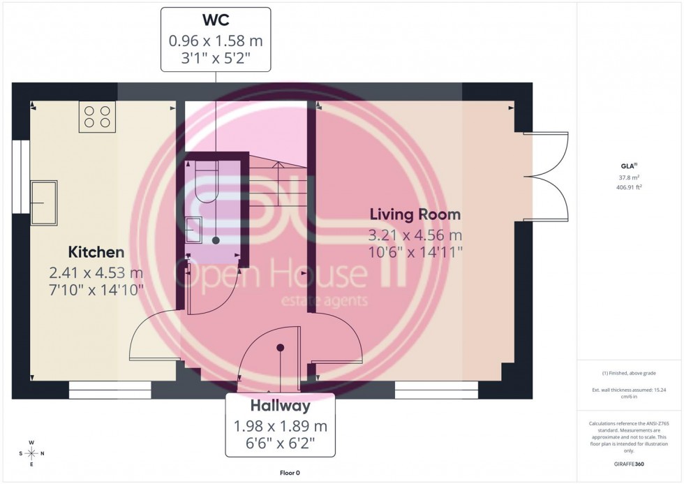 Floorplan for Oakway Drive, Woodville, Swadlincote