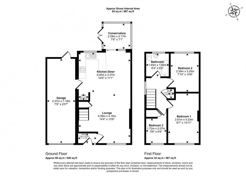Floorplan for Oakworth Street, Manchester