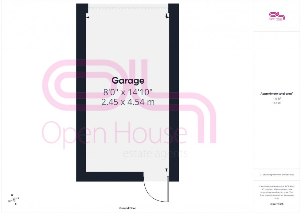 Floorplan for South Coast Road, Peacehaven