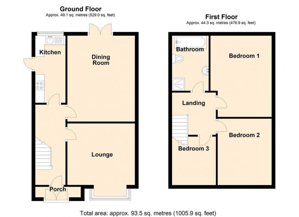 Floorplan for Badminton Road,,Downend