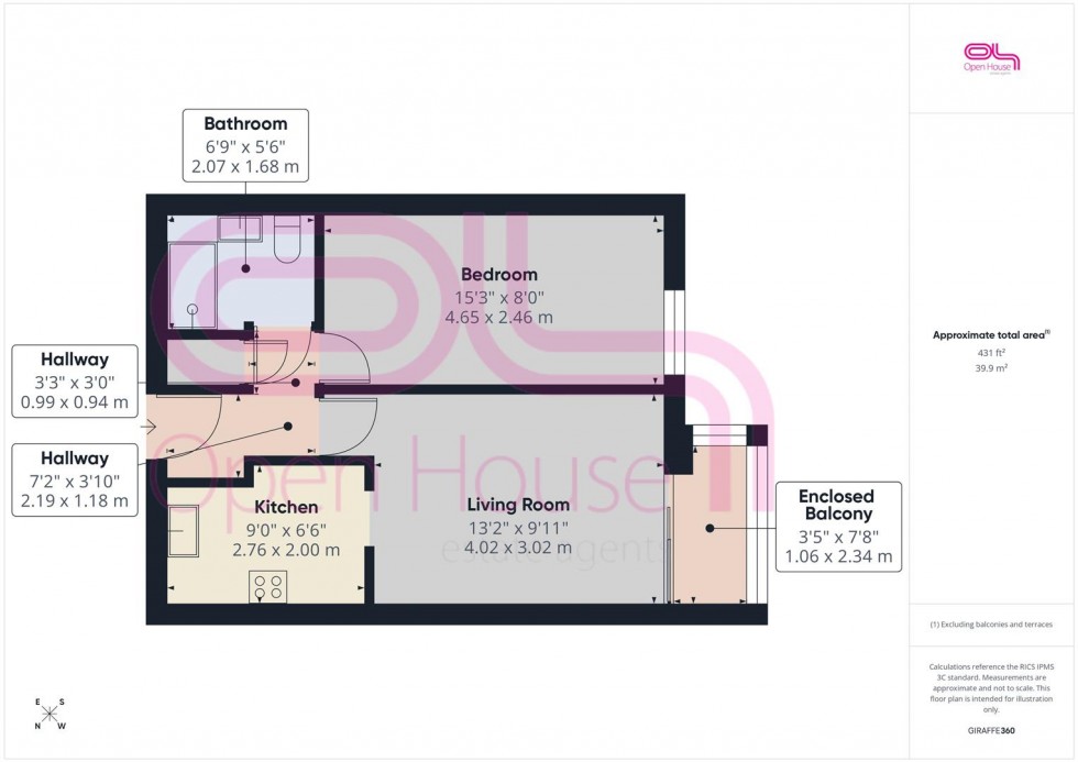 Floorplan for Esplanade, Seaford