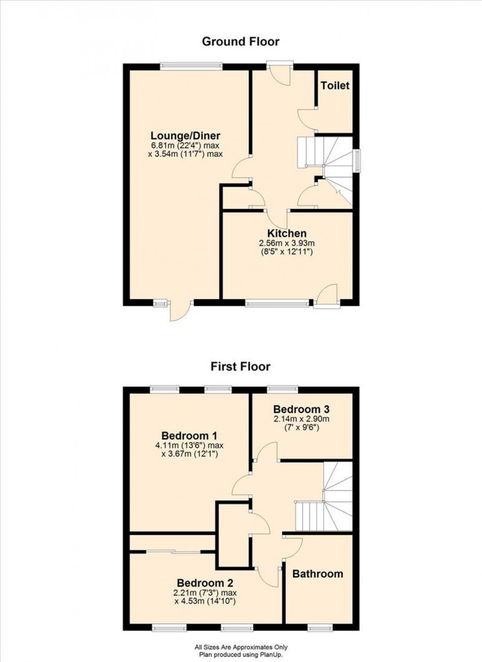 Floorplan for Ormesby, Waveney Road