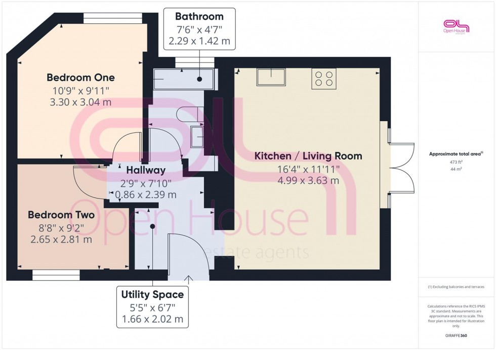 Floorplan for South Coast Road