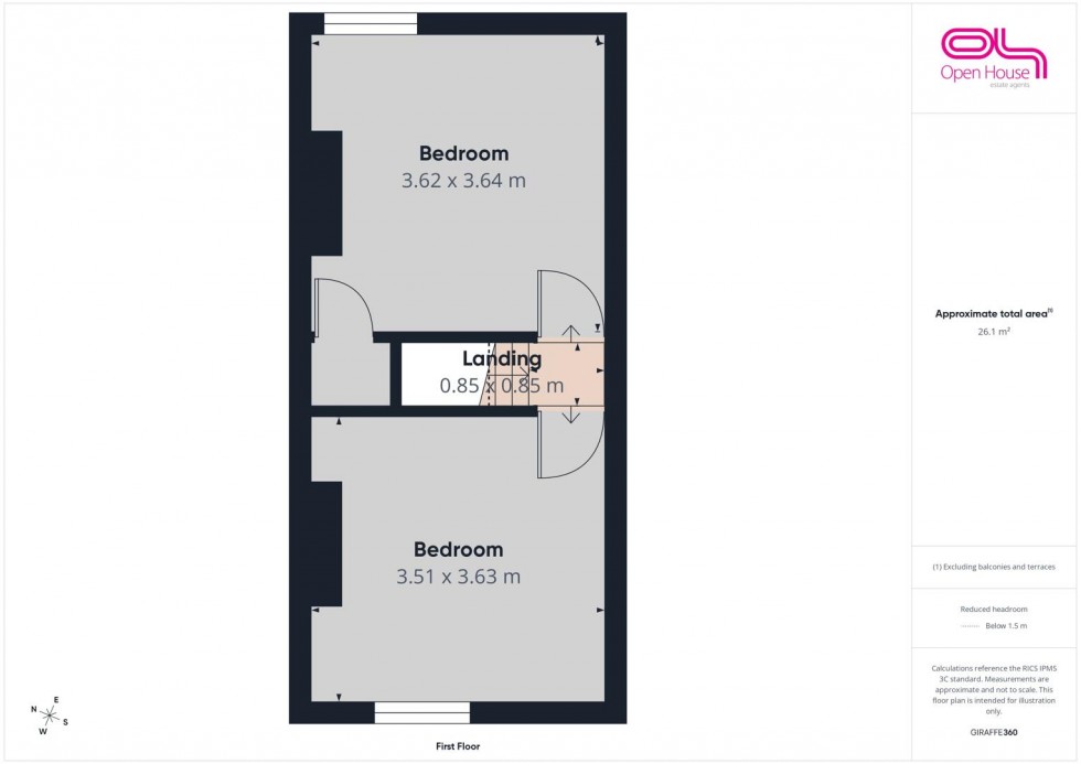 Floorplan for Gordon Street, Stoke-On-Trent