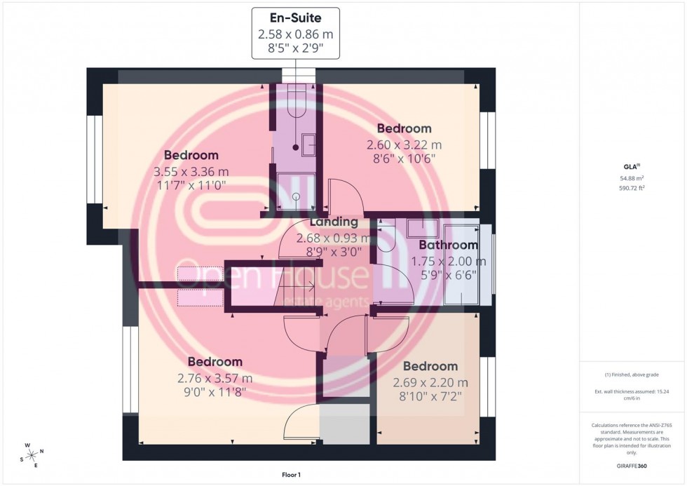 Floorplan for The Maltings, Burton-On-Trent