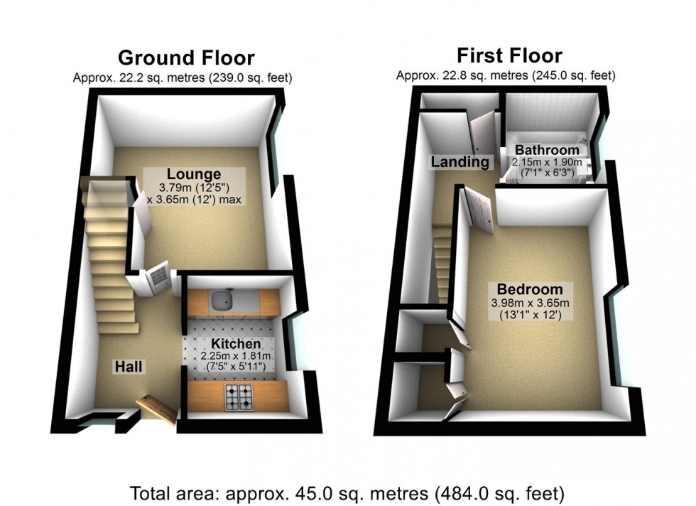 Floorplan for Baldwin Close, Middleton-on-sea, Bognor