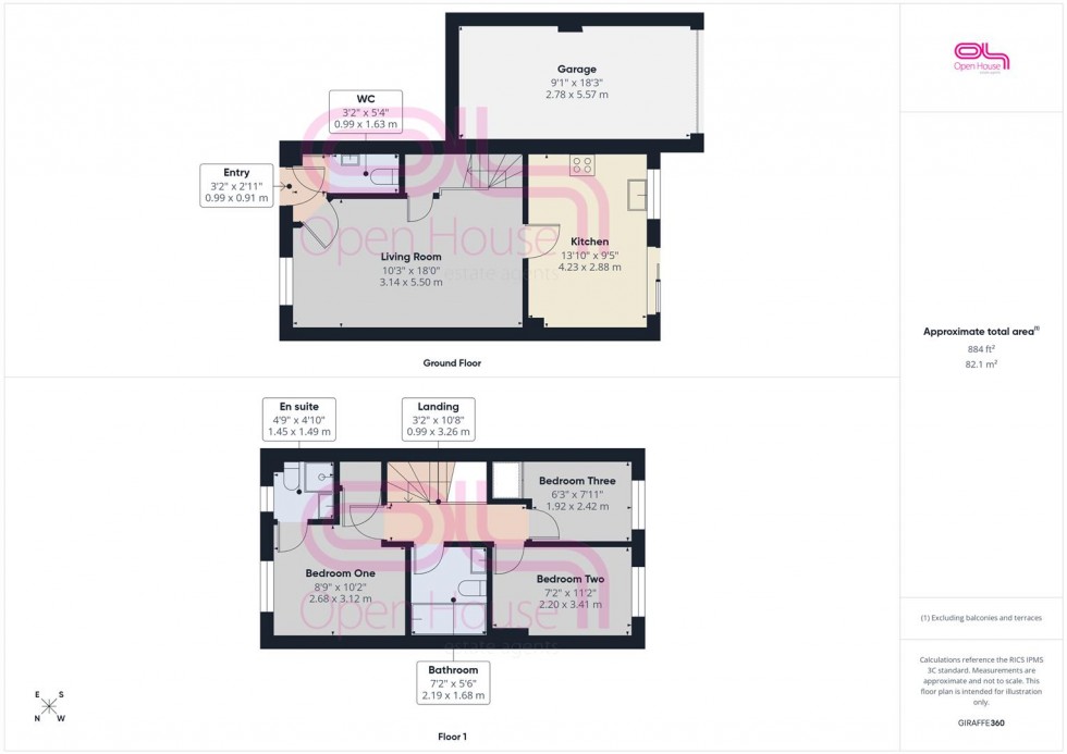 Floorplan for Montreal Close, Peacehaven