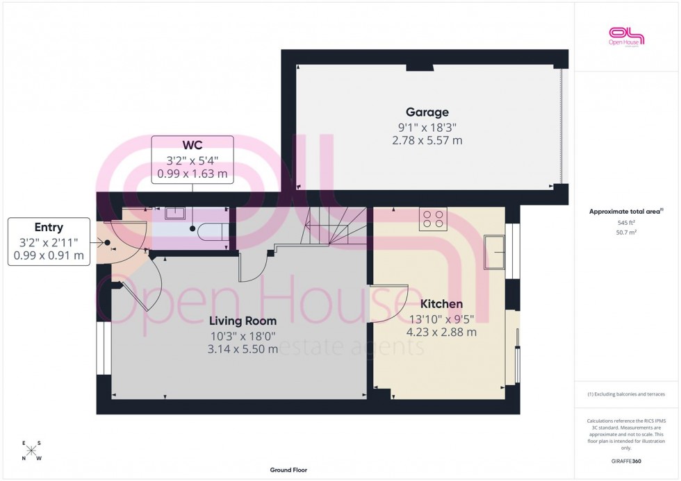 Floorplan for Montreal Close, Peacehaven