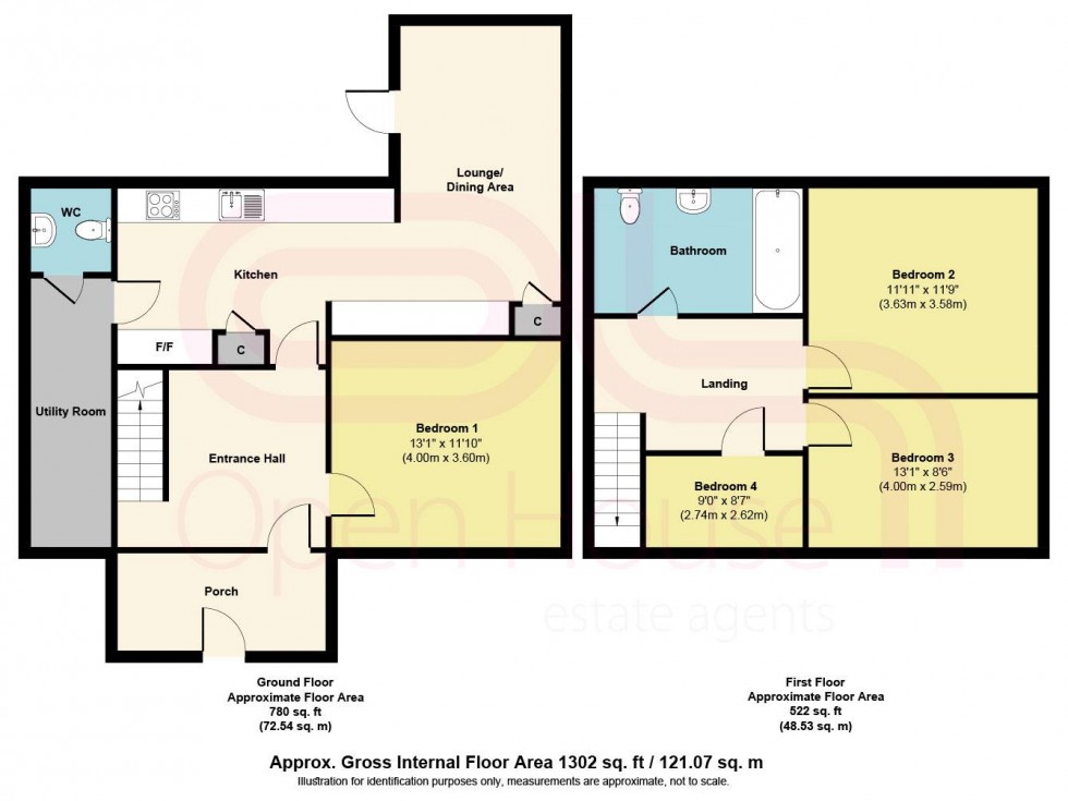 Floorplan for Byron Square, Trumpington