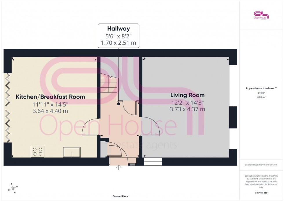 Floorplan for Slindon Avenue, Peacehaven