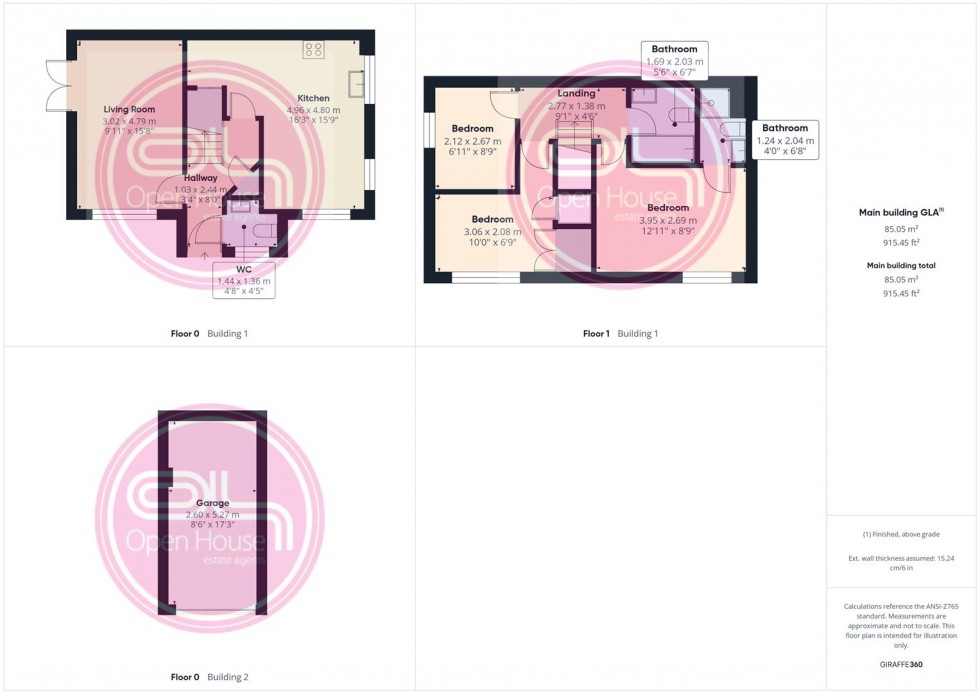 Floorplan for Hope Way, Church Gresley, Swadlincote