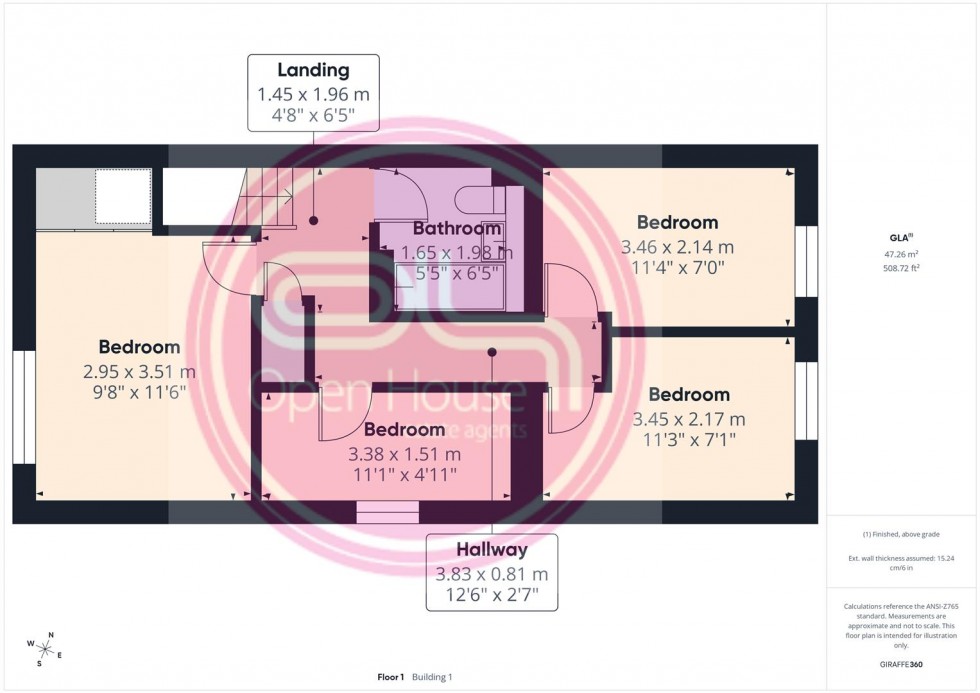 Floorplan for George Street, Church Gresley, Swadlincote