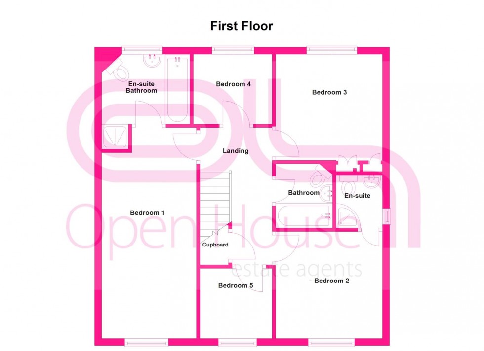 Floorplan for Walnut Drive, Whitchurch