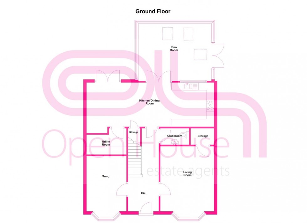 Floorplan for Walnut Drive, Whitchurch