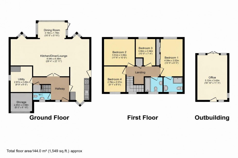 Floorplan for Rustic Park, Peacehaven