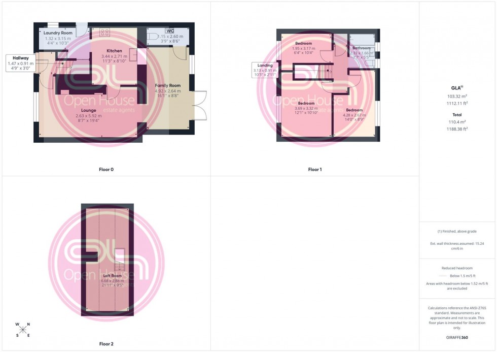 Floorplan for Manor Crescent, Burton-On-Trent