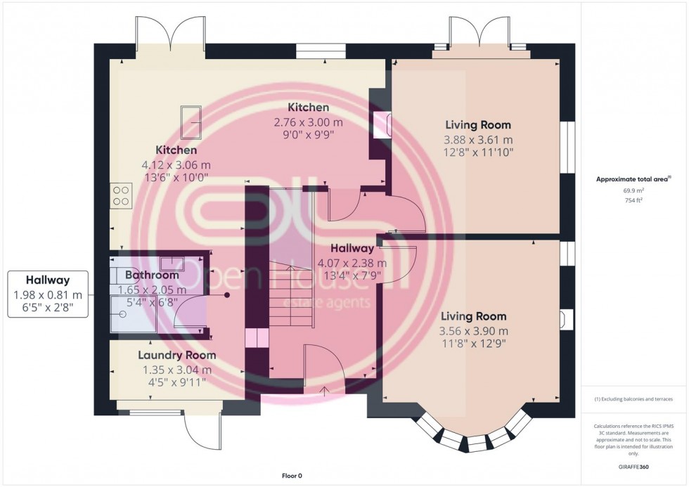 Floorplan for Craythorne Road, Stretton
