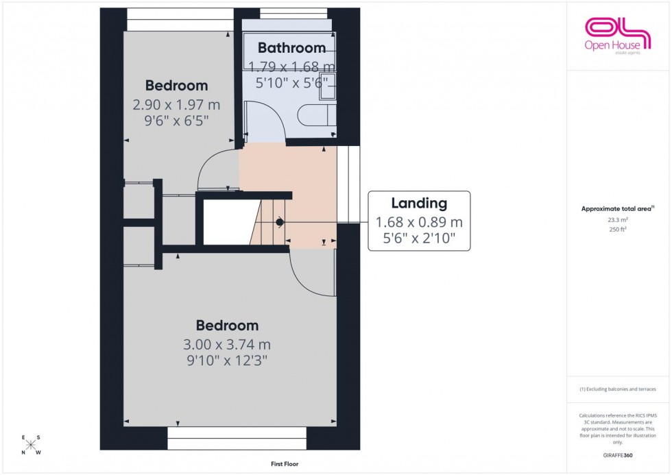 Floorplan for Gladstone Way, Stafford