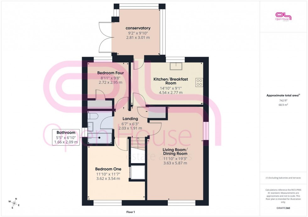 Floorplan for Maple Leaf Close, Newhaven