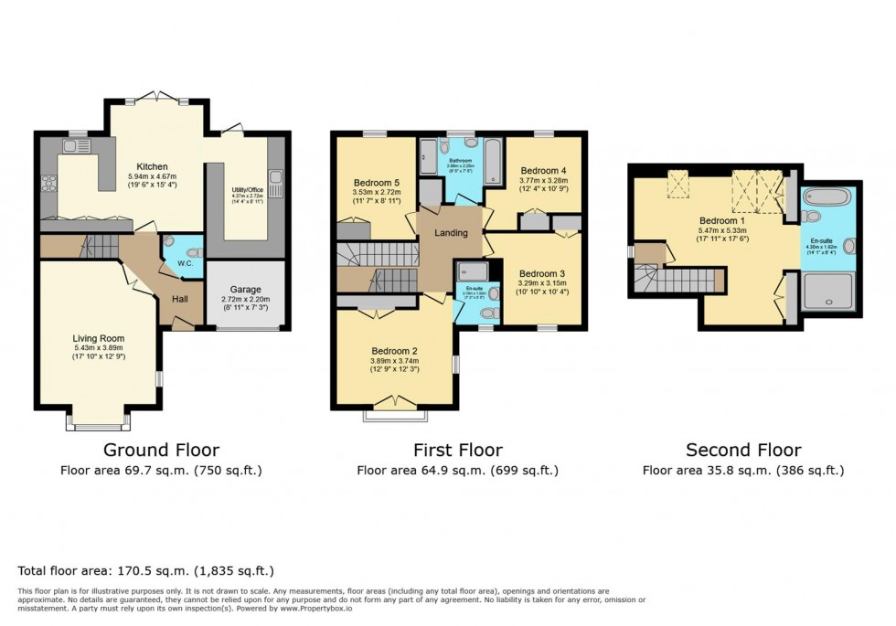 Floorplan for Westminster Drive, Church Gresley, Swadlincote