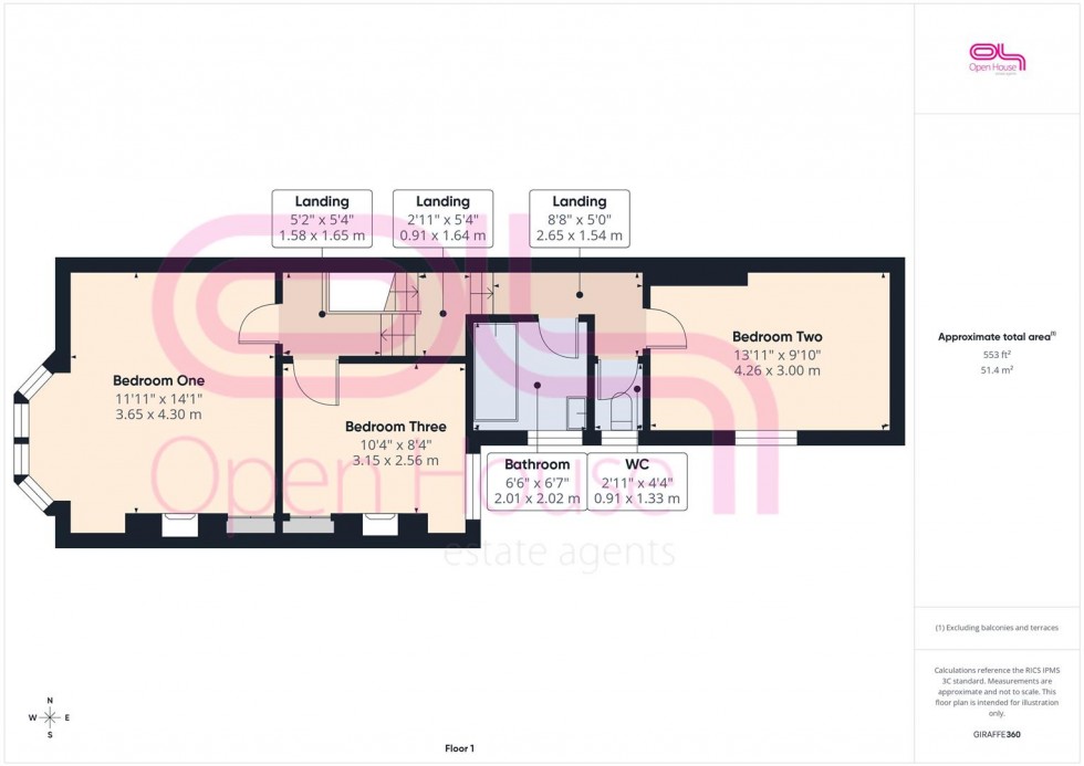 Floorplan for High Street, Rottingdean, Brighton
