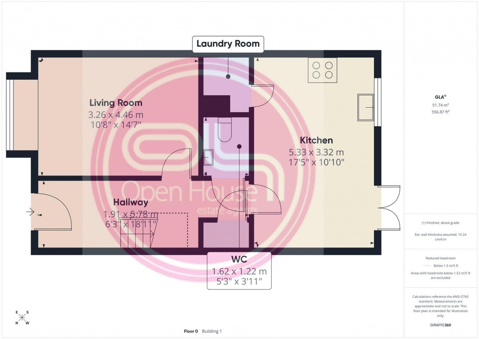 Floorplan for Oakway Drive, Woodville, Swadlincote