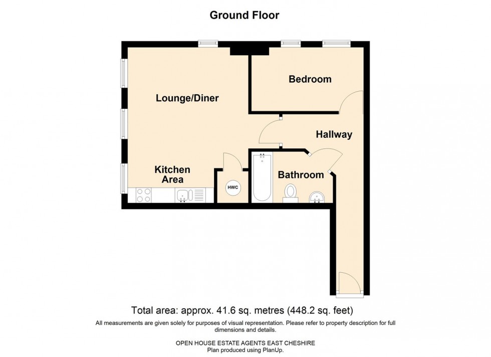 Floorplan for Salisbury Close, Crewe