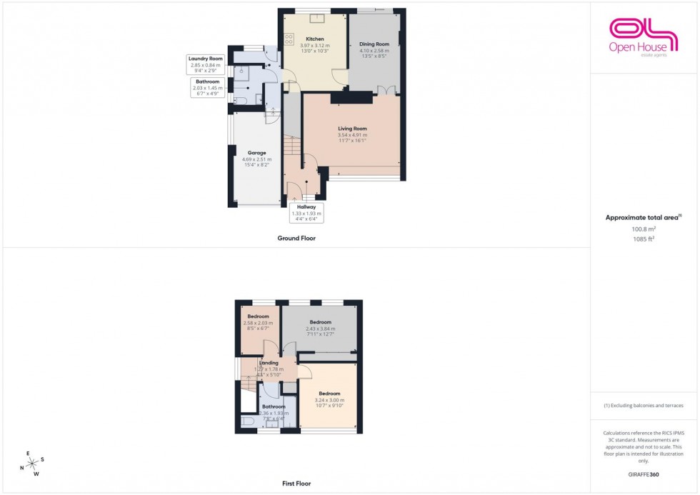 Floorplan for Kitlings Lane, Stafford