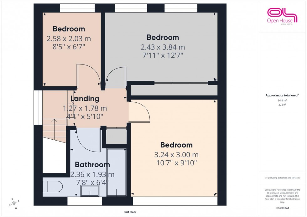 Floorplan for Kitlings Lane, Stafford