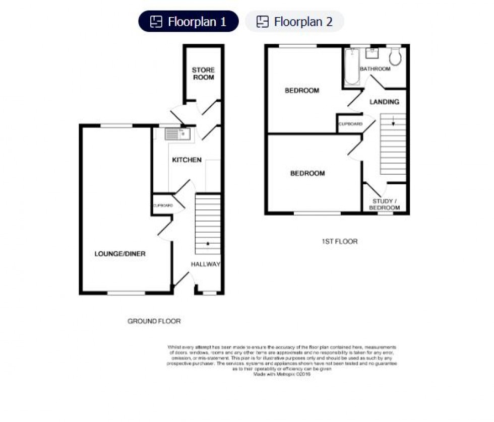 Floorplan for Hawthorns, King's Lynn