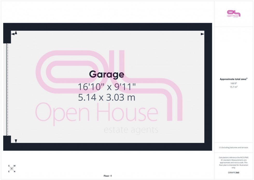 Floorplan for Valley Close, Newhaven