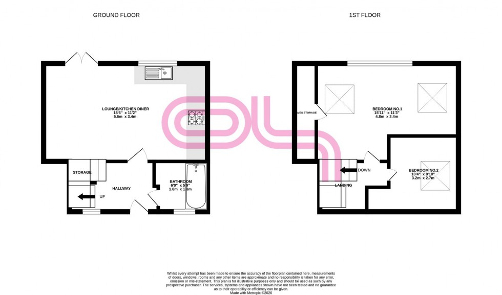 Floorplan for Albany Court, Keighley