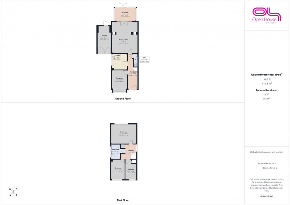 Floorplan for Newhall Street, Cannock