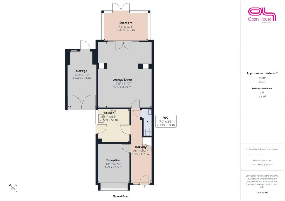 Floorplan for Newhall Street, Cannock