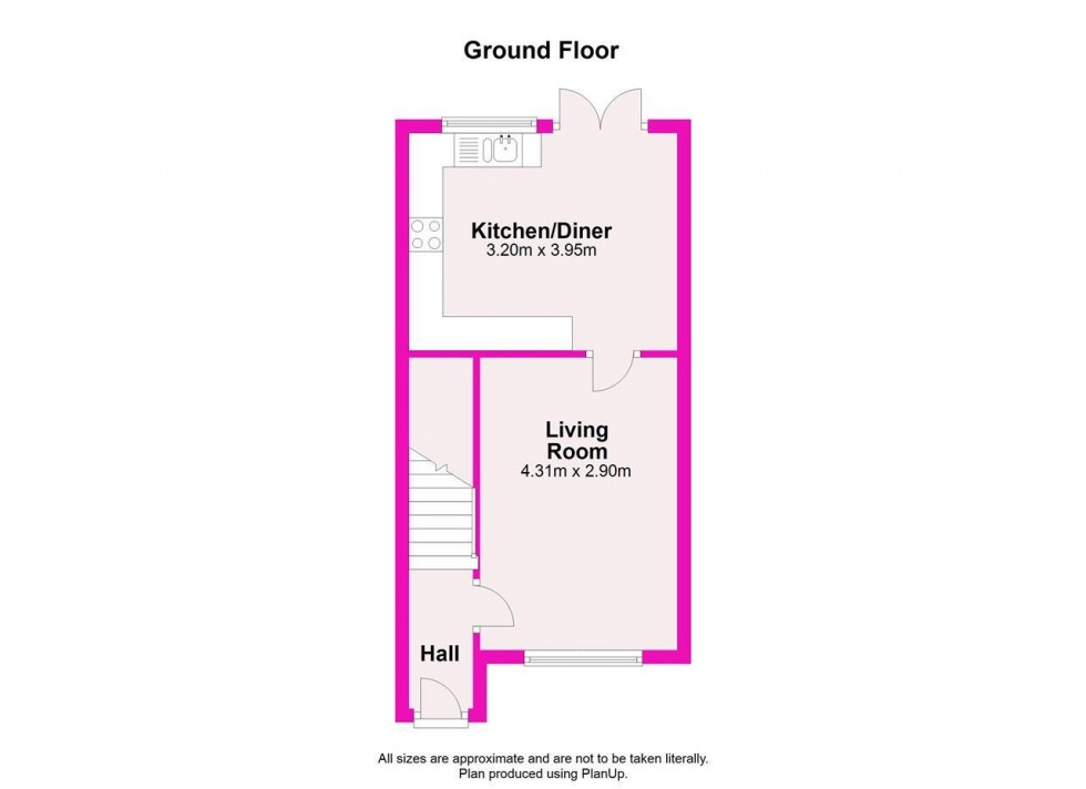 Floorplan for Kesworth Drive,Priorslee