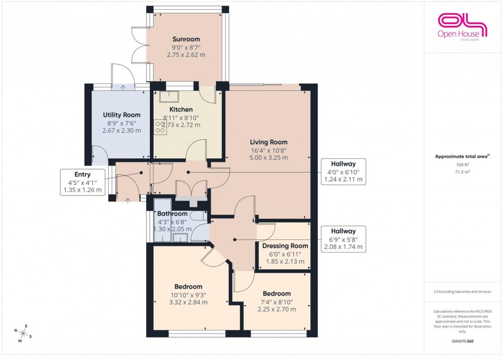Floorplan for Ridgeway, Hixon, Stafford
