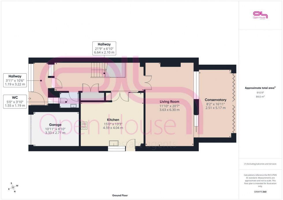Floorplan for Phyllis Avenue, Peacehaven