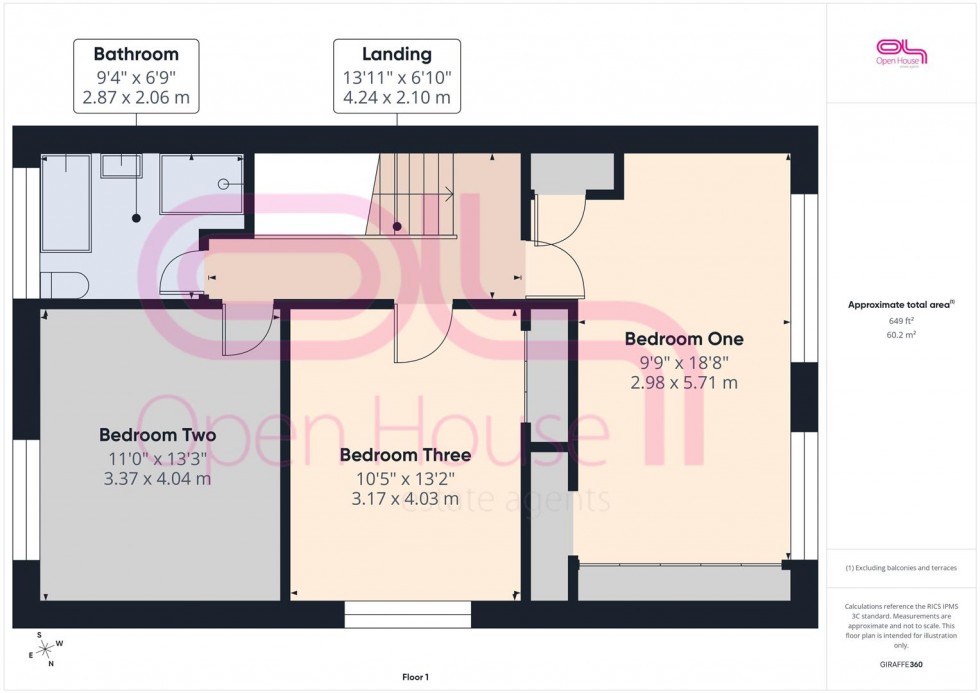 Floorplan for Phyllis Avenue, Peacehaven