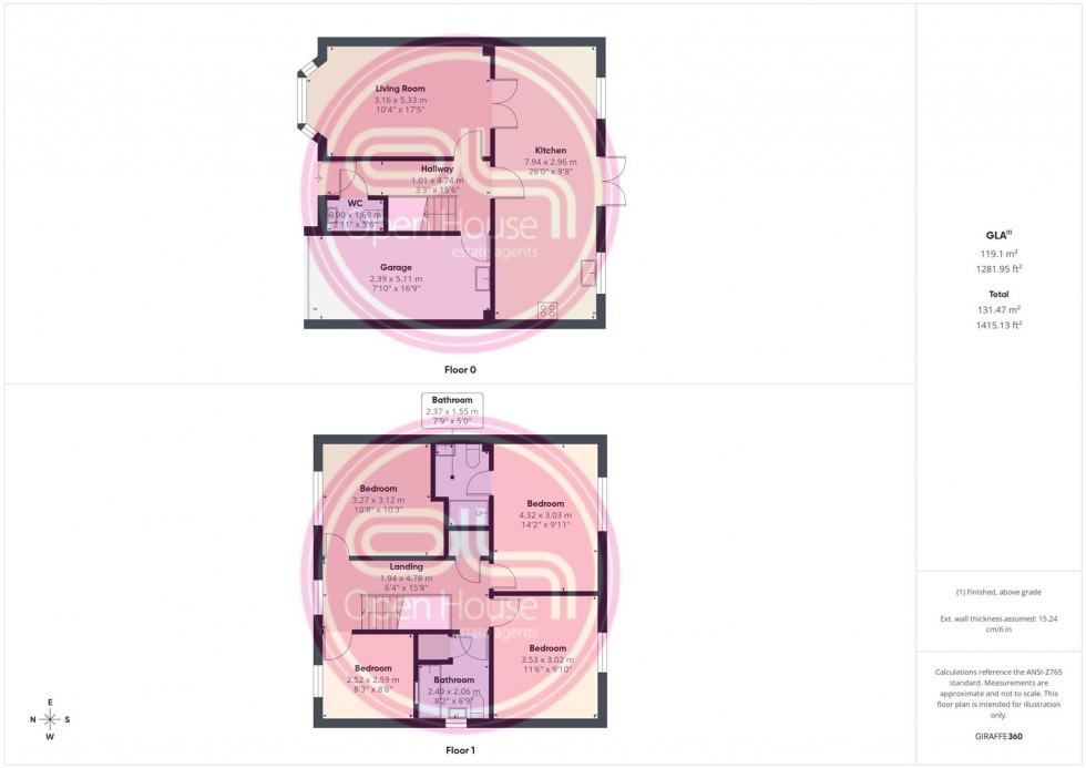 Floorplan for Ironstone Lane, Stanton, Burton-On-Trent