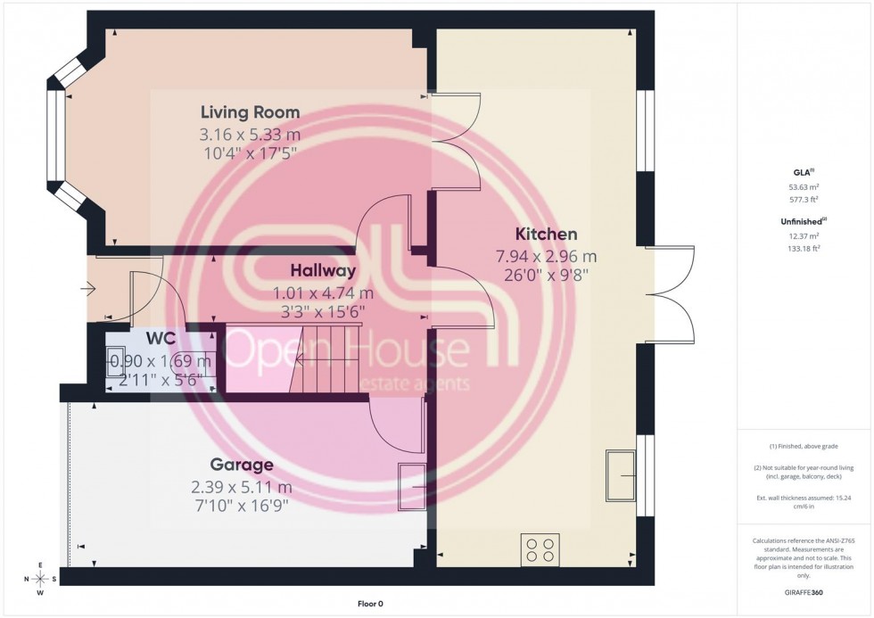 Floorplan for Ironstone Lane, Stanton, Burton-On-Trent