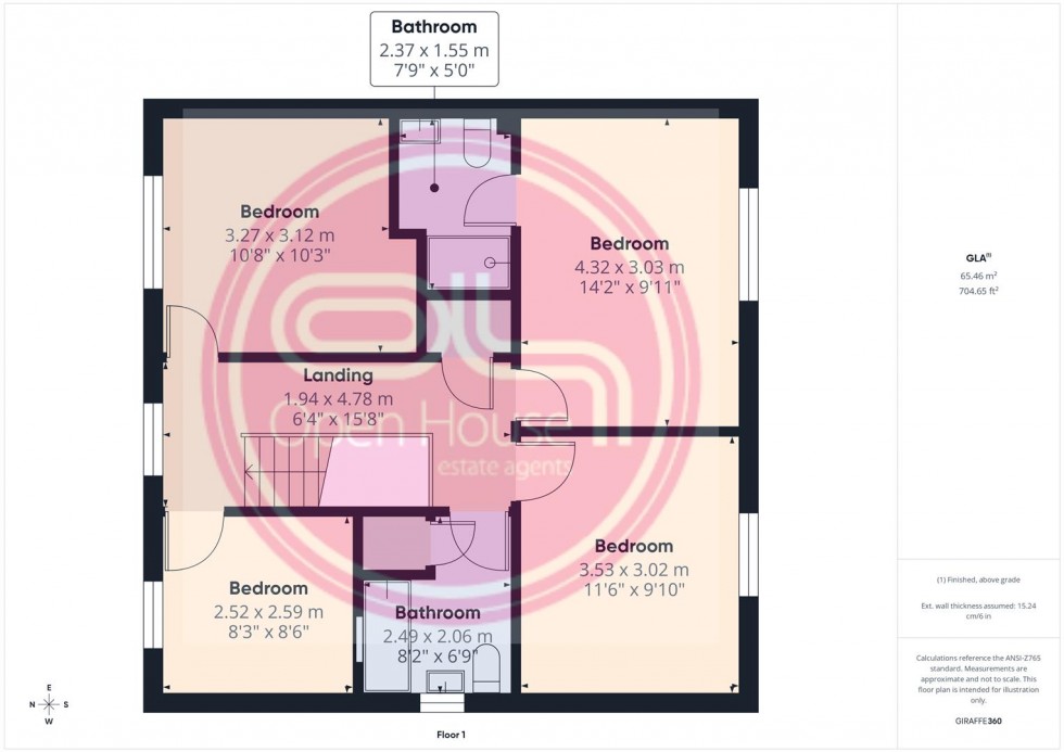 Floorplan for Ironstone Lane, Stanton, Burton-On-Trent