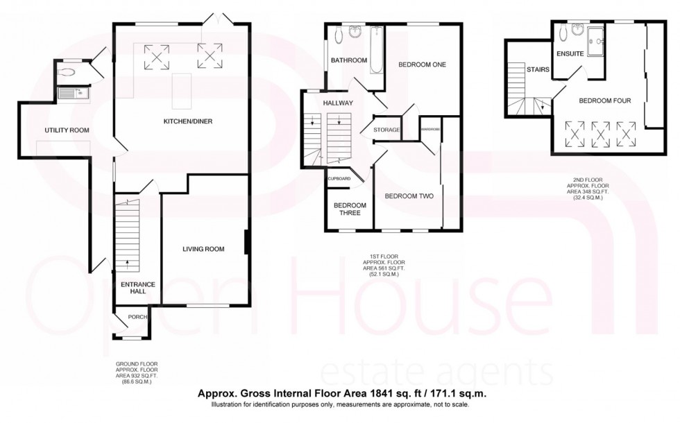 Floorplan for Maitland Avenue, Cambridge