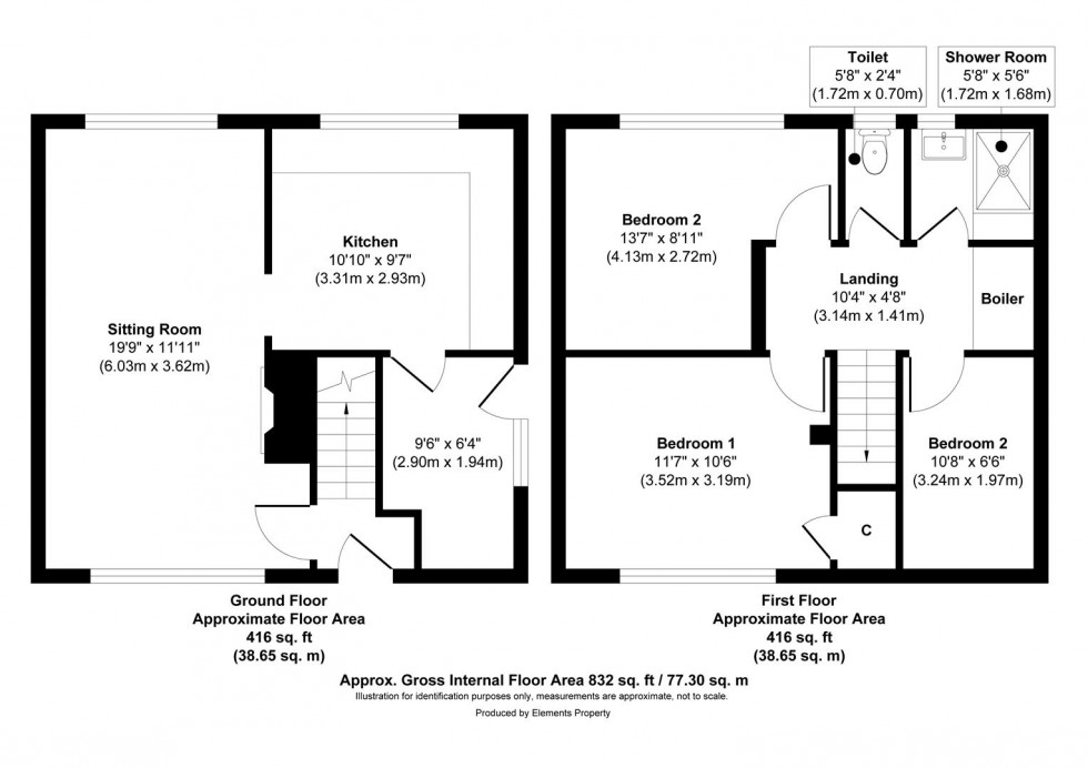 Floorplan for Heathfield Road, Ainsdale, Southport