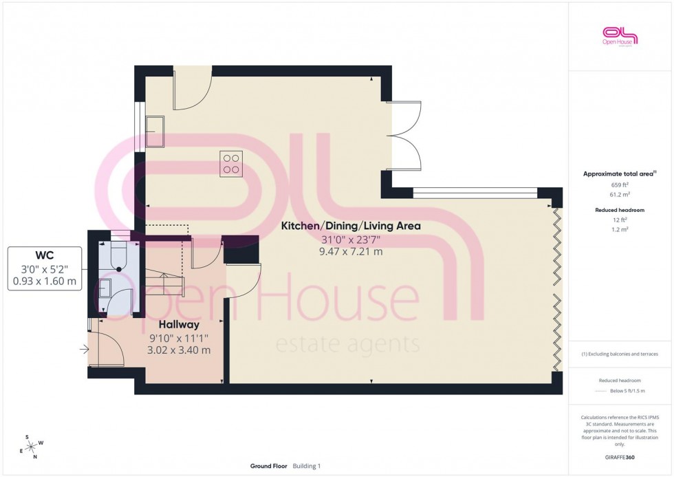 Floorplan for Skyline View, Peacehaven