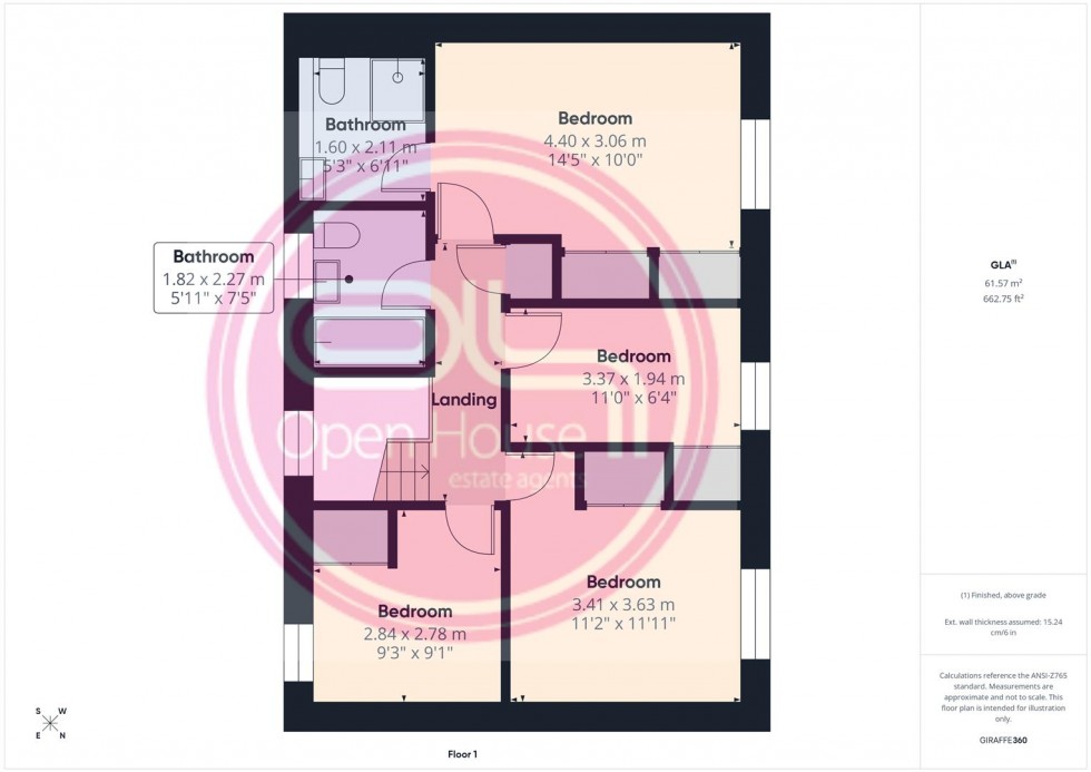 Floorplan for Coopers Close, Acresford, Swadlincote