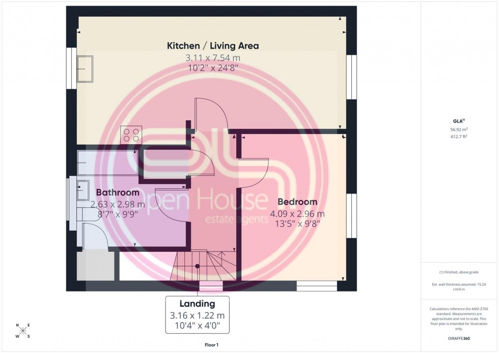 Floorplan for Magpie Close, Burton-On-Trent