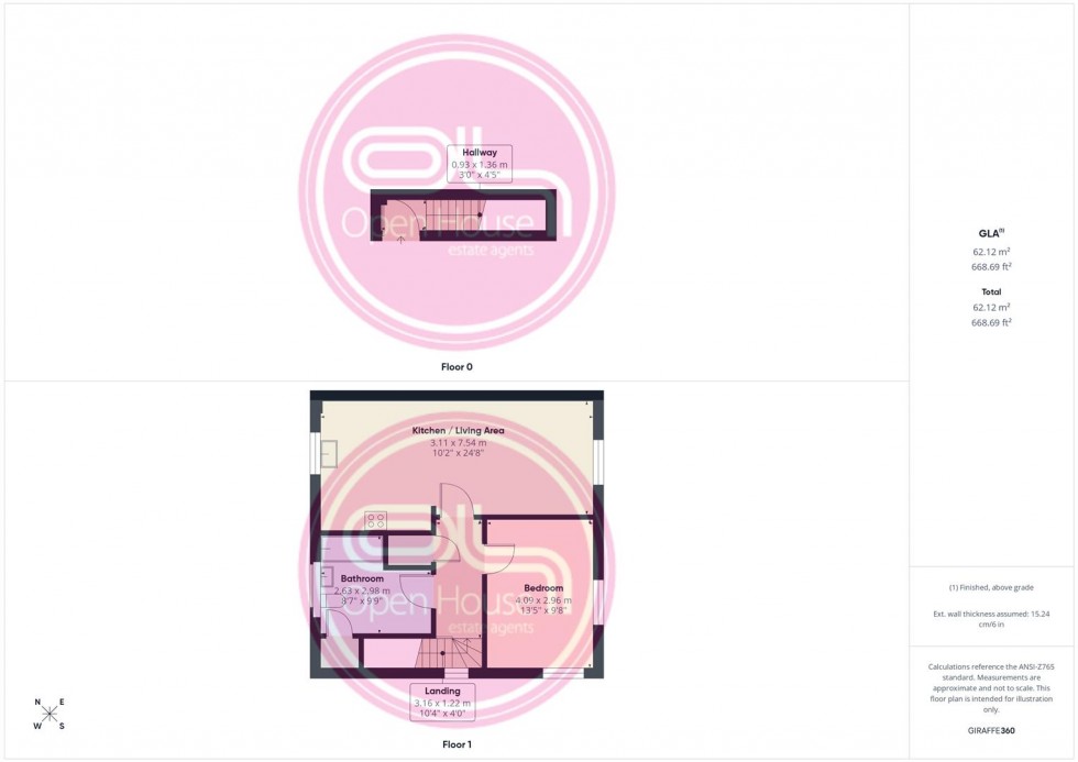 Floorplan for Magpie Close, Burton-On-Trent