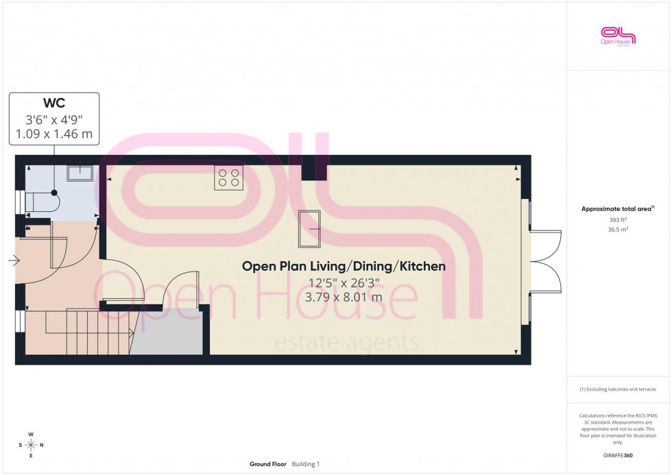 Floorplan for Sarnia Close, Peacehaven