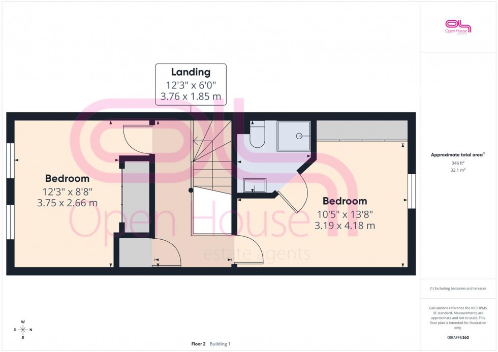 Floorplan for Sarnia Close, Peacehaven